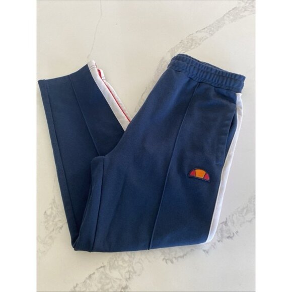 Ellesse Phantom Woven Crop Track Pants Joggers Blue Women's Size Medium - Picture 8 of 11
